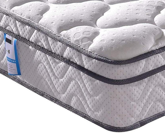 3000 Pocket Spring Quilted Organic Fibre Technology Pillow Top Mattress