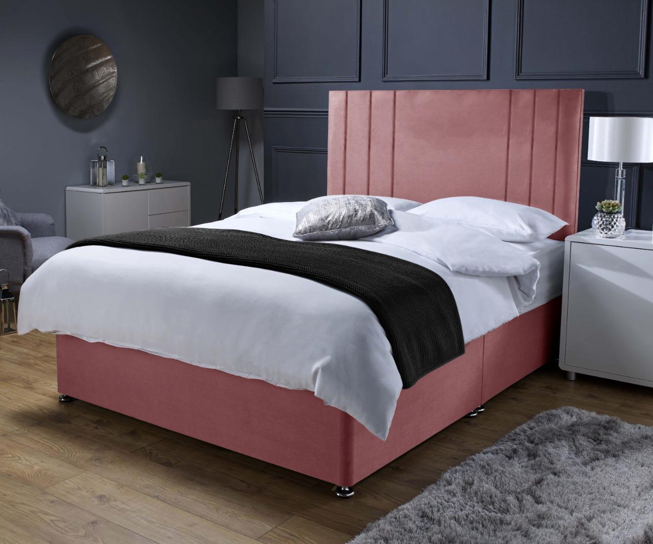 Ara Divan Bed Set with Spring Memory Foam Mattress Option