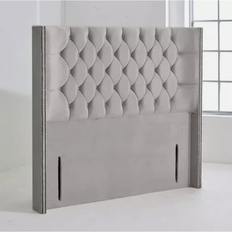 Jacobson Wing Luxury Brushed Cotton Floor Standing Divan Headboard